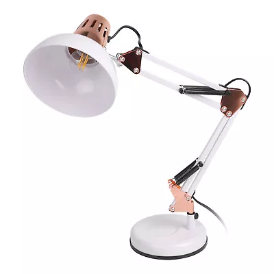 Adjustable Study Table Desk Lamp Metal Gooseneck Swing Arm LED Reading Lights US • $28.99