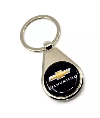 Chevrolet Silverado Black & Gold Keyring • $12.38