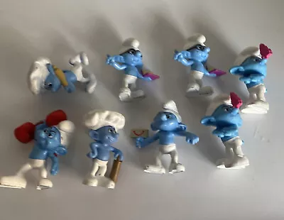 Smurfs Mcdonalds Figures Lot Of 8 • $6.99