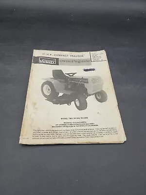 Montgomery Ward 11 Hp Compact Tractor Owners Operators Guide Parts List Catalog • $37