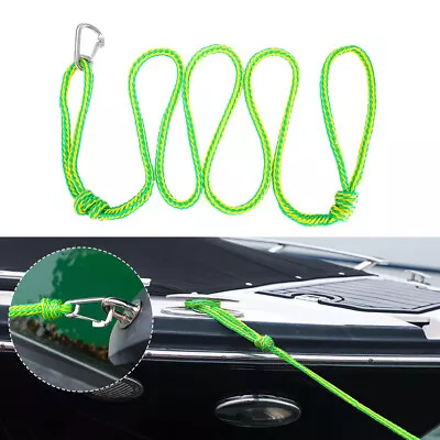 Dock Line Yacht Accessories Jet Ski Braided Rope Heavy Duty With Stainless Clip • $22.66