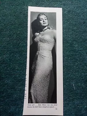 £2.25 • Buy El89 Ephemera 1940s Film Picture June Havoc 