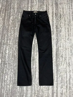 Burberry London Steadman Skinny Jeans Mens Size 29x32 Low Rise Black Button Fly • $89.99