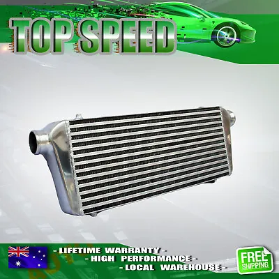 $550 • Buy Bar And Plate Universal Front Mount Turbo Aluminum Intercooler Inlet Outlet 2.5 