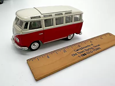 Maisto 1:25 Scale Volkswagen Van  Samba  23 Window Bus Red And White No Box • $10.99