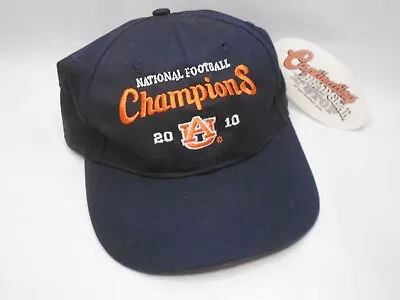 NWT 2010 Auburn Tigers Football National Championship Adjustable Buckle Hat Cap • $14.99