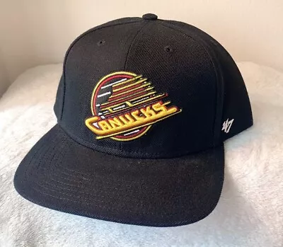 Vancouver Canucks Flying Skate Throwback 47 Brand SnapBack Hat • $26