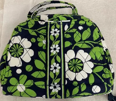 Vera Bradley Jewelry Travel Case Green Navy Floral • $15