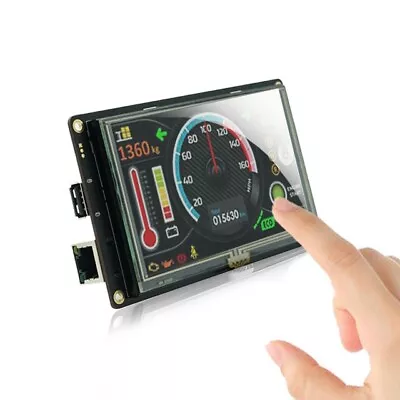 5.6 Inch Resistive HMI Touch Panel LCD Display With Controller+Serial UART Port • $136.94