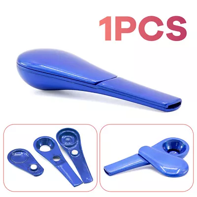 Portable Smoking Pipe Magnetic Metal Spoon Blue For Men Gift US • $9.78