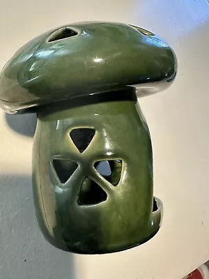 Vtg. Van Briggle Mushroom Pottery Tea Light Candle Holder • $65
