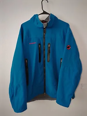 Blue Mammut Gore Tex Soft Shell Jacket XL Used But In Great Condition  • $100