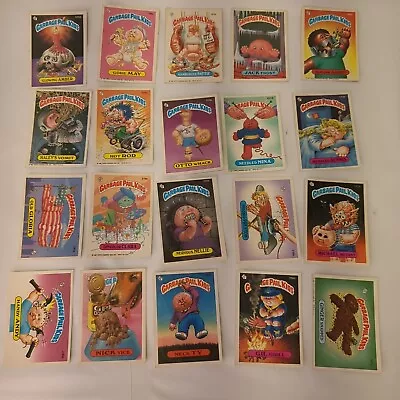 1980s Vintage Garbage Pail Kids Cards Lot Of 20 • $10.99