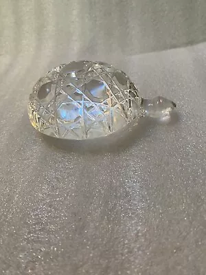 Stunning Waterford Ireland Crystal Turtle 🐢 Made In Ireland!! • $25