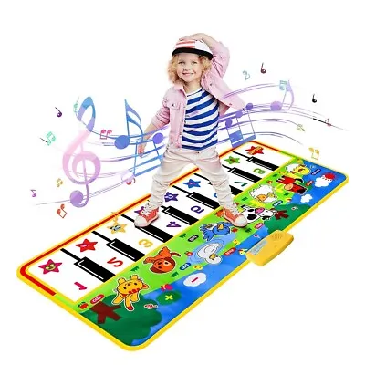 Piano Mat - 53  X 23  Musical Mat 8 Animals Sounds Dance Mat For Kids Touch Play • $16.99