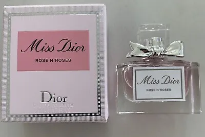 Dior Miss Dior Rose N' Roses Eau De Toilette EDT 0.17 .17 Oz 5 Ml Mini With Box • $15.95