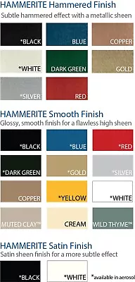 Hammerite - Smooth Direct To Rust Metal Paint Quick Drying All Colours & Sizes • £12.99