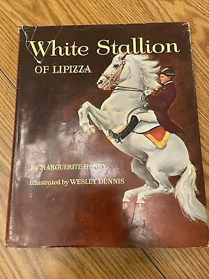 White Stallion Of Lipizza By Marguerite Henry C1964  Hardcover -Signed By Author • $30