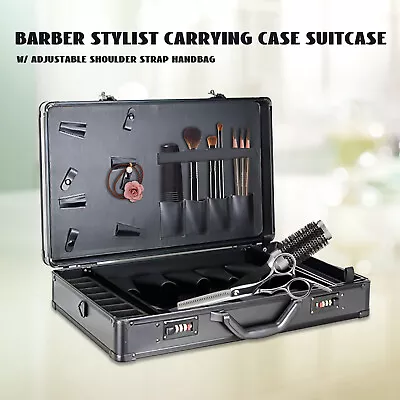 Professional Barber Stylist Case Hair Clippers Tool Organizer Box • $42.30