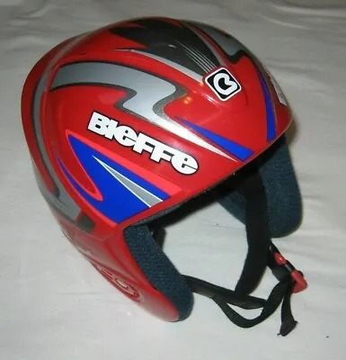 Kids Junior Bieffe RED Snow Ski Helmet BSB 1 Racing XS Extra Small 52-53 ITALY • $59.43