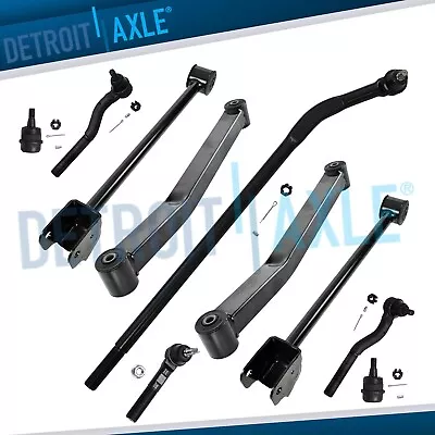Front Upper & Lower Control Arms + Tie Rods Kit For 2007 - 2017 Jeep Wrangler JK • $172.69