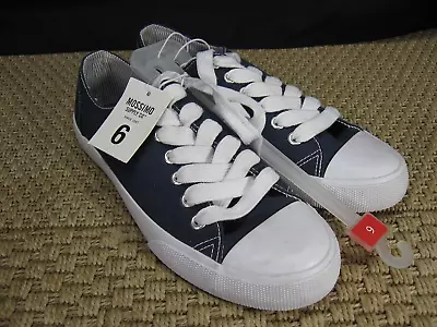 MOSSIMO Supply Co Women Blue Shoes Canvas Walking/Tennis Sneakers Size 6 NEW • $19.50