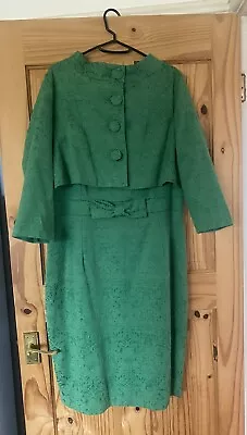 Lindy Bop 18 Maybelle Twin Set (green) • £25