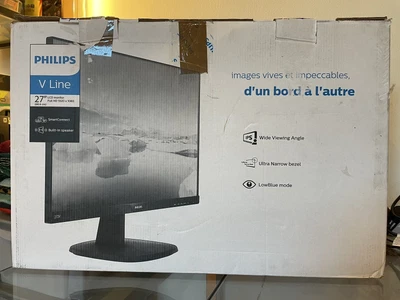 Philips V-Line 273V7QJAB 27  Full HD Monitor - IPS 75Hz 5ms Speakers HDMI • £18