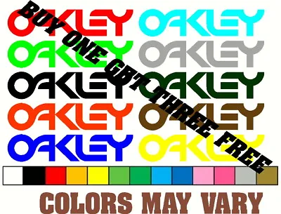 Oakley Logo Buy 1 Get 3 FREE Decal Vinyl Sticker JDM Window Euro Truck FREE SHIP • $2.99