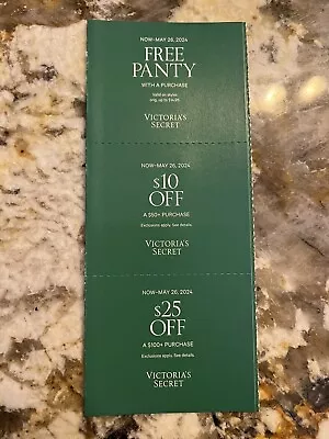 VICTORIA SECRET COUPONS Exp 5/26/24 • $8.50