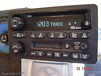 $274.55 • Buy GM Chevy Radio Receiver AM FM Stereo CD PLAYER Tape Cassette Deck 15295372 OEM