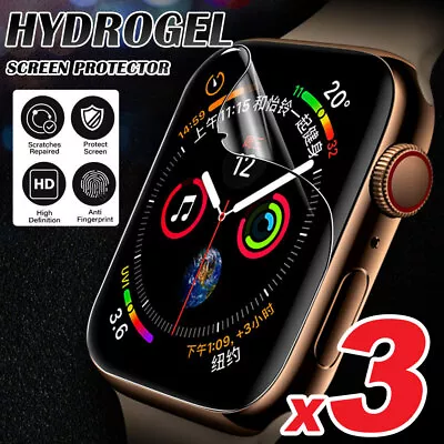 Screen Protector HD Clear Apple IWatch Series 9 8 7 4 5 6 SE  41 40 42 44 45mm • $3.99