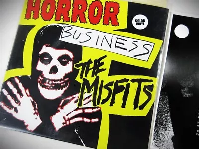 EP 7  THE MISFITS Horror Business EP Cream Color INSERT New Necros The Damned • $16.88