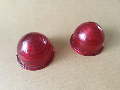 Two Vintage Classic Car Rear Tail Light Lens. Austin. Mini. Triumph Etc See Pics • $14.93