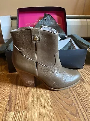 Brand New In Box Vince Camuto VC-Hammerton Dark Taupe Crackle Leather Size 7.5 M • $55