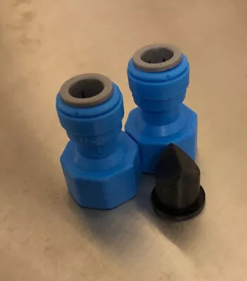 Beer & Gas Keg Connector Push Fittings 3/8x1/2 SankeyGrundyUECATypeKey Keg • £5.99