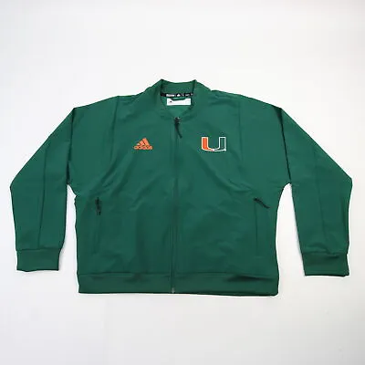 Miami Hurricanes Adidas Primegreen Jacket Women's Green New • $17.50