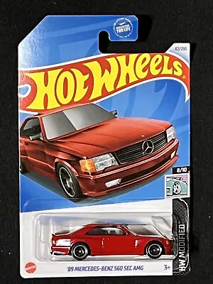 Hot Wheels 89 Mercedes-Benz 560 SEC AMG Mainline Version (2024 Series) • $4.50