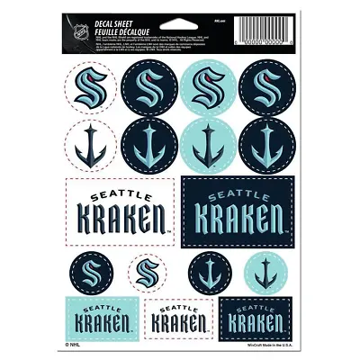 Seattle Kraken NHL Vinyl Die-Cut Sticker Set / Decal Sheet *Free Shipping • $5.67