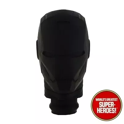 Mego Iron Man War Machine Custom Black Head 3D Printed For WGSH 8” Action Figure • $19.99