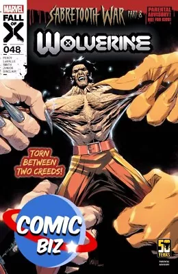 Wolverine #48 (2024) 1st Printing Main Cover Marvel • £5.15