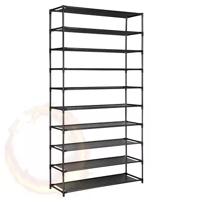 $23.19 • Buy Artiss Shoe Rack 10-Tier (50 Pair) Organiser DIY Stackable Storage Shelf Stand
