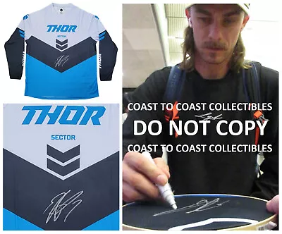 Aaron Plessinger Signed Thor Jersey COA Proof Autographed Supercross Motocross. • $349.99