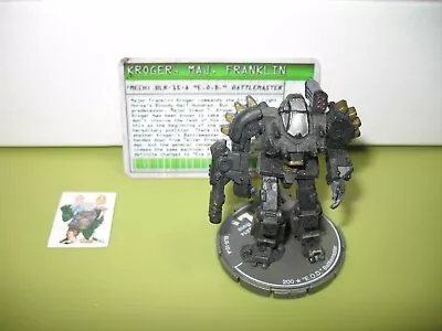 =Mechwarrior MERC  E.O.D.  Battlemaster 135 With Card 01 = • $12