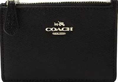 COACH Black Cross Grain Mini ID Skinny • $46.50