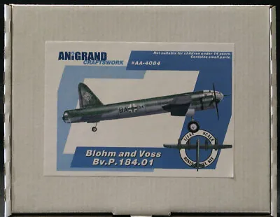 Anigrand Models 1/144 BLOHM Und VOSS Bv.P.184 German Long Range Bomber Project • $150.71