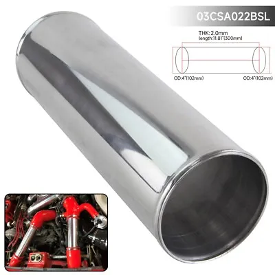 102mm 4  Inch Aluminum Intercooler Intake Turbo Pipe Piping Tube Hose L=300mm • $32.90