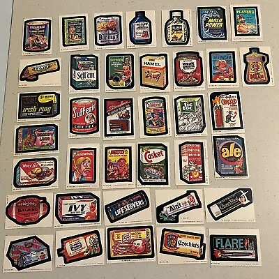 (37) 1980 Topps Wacky Packages Series 3 Sticker Card Lot Vintage 80s Puzzle NICE • $14.95