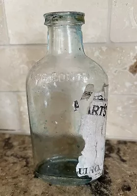 Vintage Mrs.Stewart’s Bluing Glass Bottle • $8