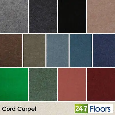 £49.99 • Buy Budget Cord Carpet Exhibition Cord Cheap Budget Foam, Commercial Carpets